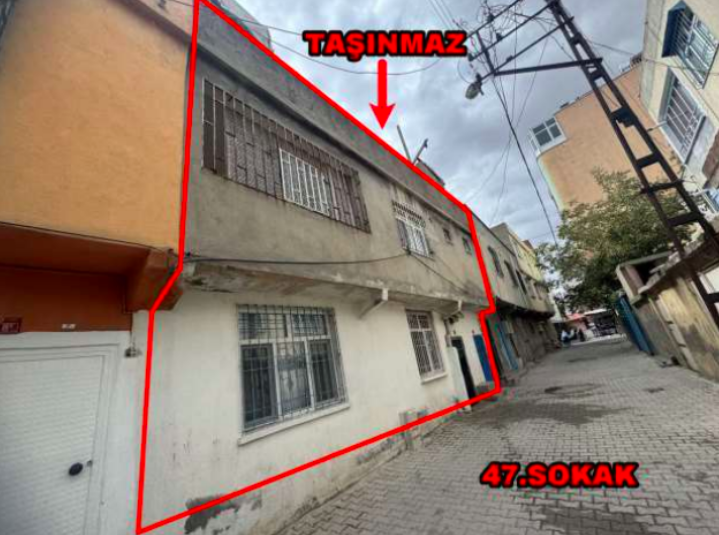 DİYARBAKIR ERGANİ'DE 2 KATLI SATILIK BİNA VE ARSASI BANKADAN